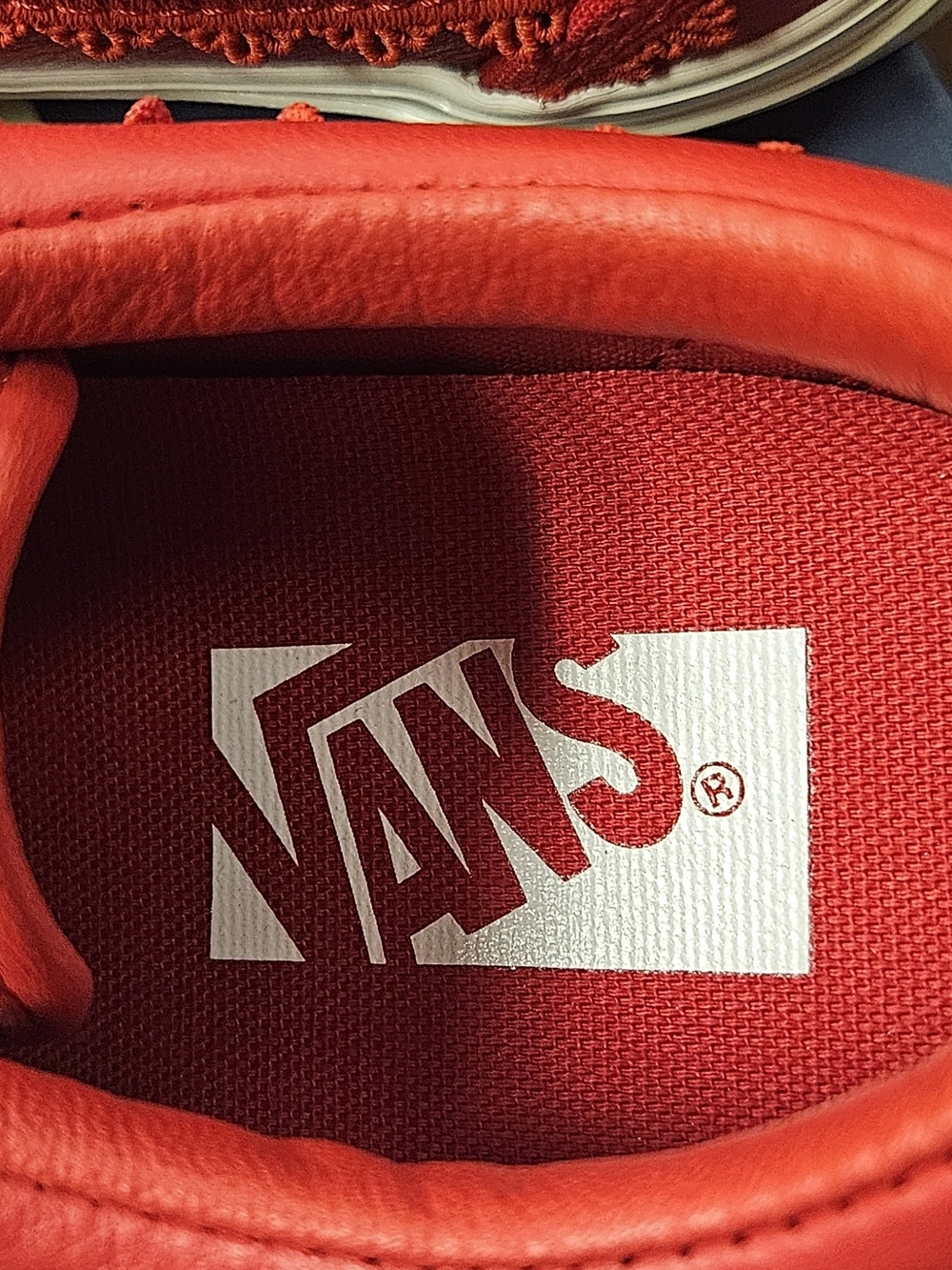 Vans Women's Old Skool Lace-Detail Sneakers - Red - Picture 8 of 10